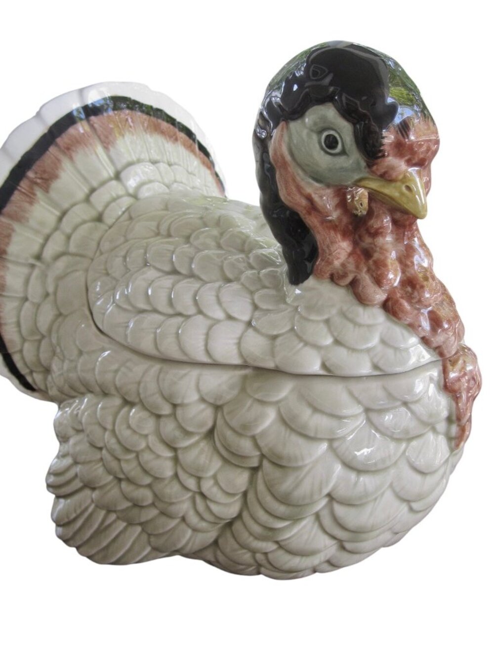 Vintage 80s Otagiri Ceramic Turkey Covered Tureen Server Thanksgiving JAPAN MADE